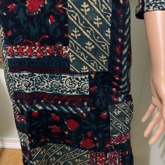 LAUREN RALPH LAUREN PATCHWORK DRESS SIZE S - Picture 5 of 9